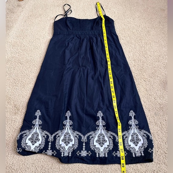 LOFT Ann Taylor Black Midi Dress Size 4P - Picture 5 of 5